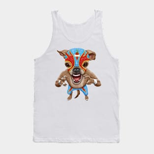 Loco Chihuahua Wrestler Tank Top